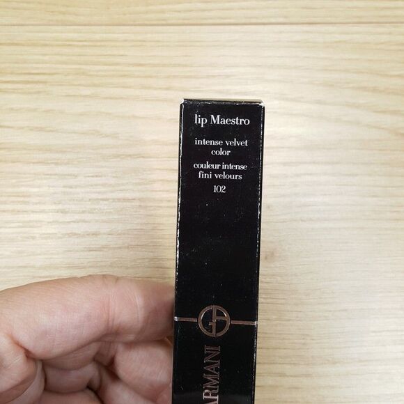 Giorgio Armani Lip Maestro Intense Velvet Color # 102 Sandstone - Picture 2 of 4